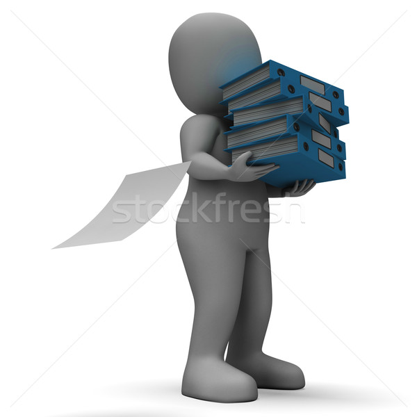 Organizzato file scartoffie informazioni Foto d'archivio © stuartmiles