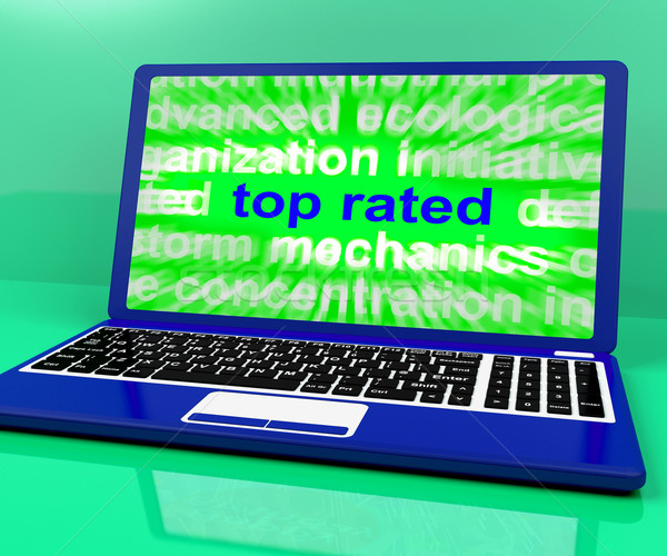 Top Rated Laptop Shows Best Rank Product Stock photo © stuartmiles