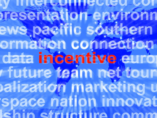 Foto d'archivio: Incentivo · word · cloud · bonus · premiare