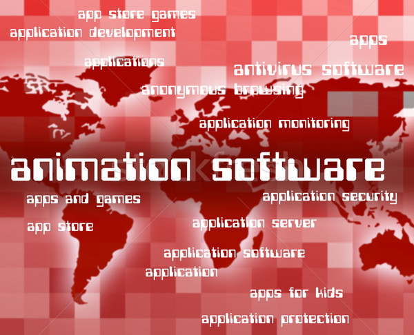 Foto d'archivio: Animazione · software · testo