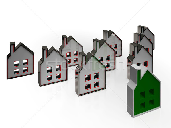Casa simboli immobiliari vendita edifici costruzione Foto d'archivio © stuartmiles
