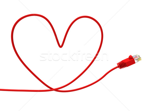 Dragoste Internet world wide web calculator valentine Imagine de stoc © stuartmiles