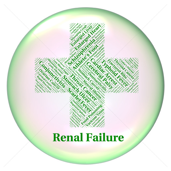 Renal Failure Shows Lack Of Success And Complaint Stock photo © stuartmiles