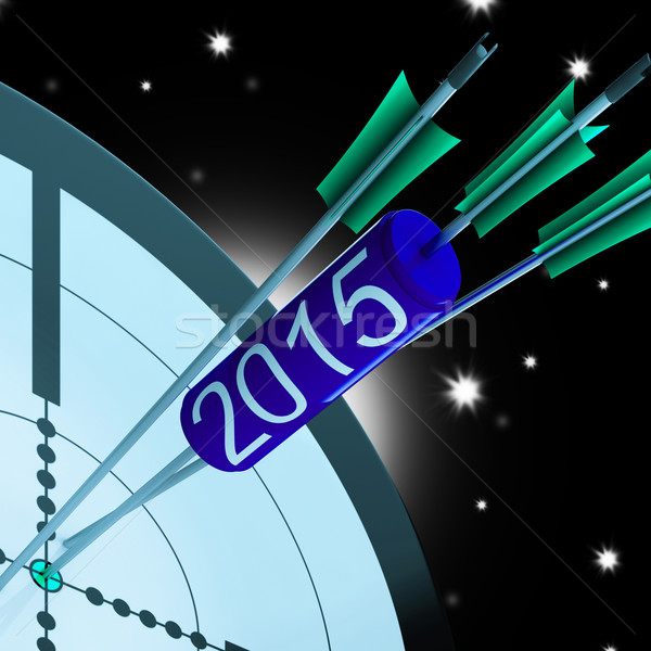 2015 accurata Dart target di successo futuro Foto d'archivio © stuartmiles