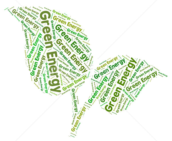Green Energy Represents Solar Powered And Electricity Stock photo © stuartmiles