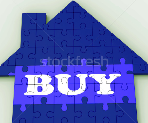 Kopen huis investering woon- home tonen Stockfoto © stuartmiles