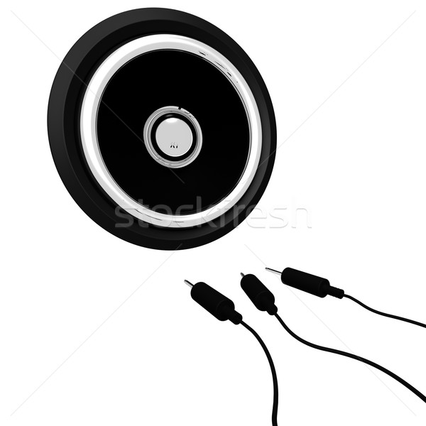 Audio Speaker Shows Music Equipment Or Loudspeaker Stock photo © stuartmiles