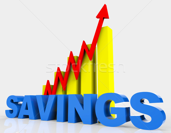 Increase Savings Means Progress Report And Advance Stock photo © stuartmiles