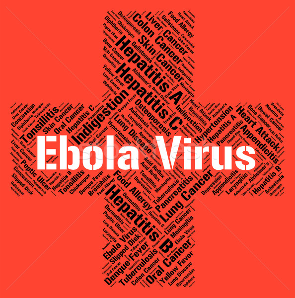 Ebola Virus Represents Microbe Pathogens And Disease Stock photo © stuartmiles