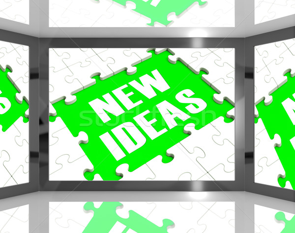 New Ideas On Screen Showing Improved Ideas Stock photo © stuartmiles