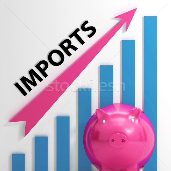 Import wykres towary Zdjęcia stock © stuartmiles