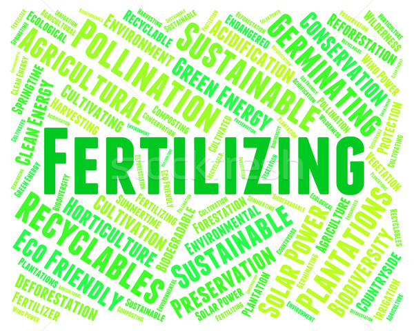 Parola suolo condizionatore significato fertilizzante Foto d'archivio © stuartmiles