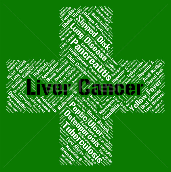 Liver Cancer Represents Poor Health And Afflictions Stock photo © stuartmiles