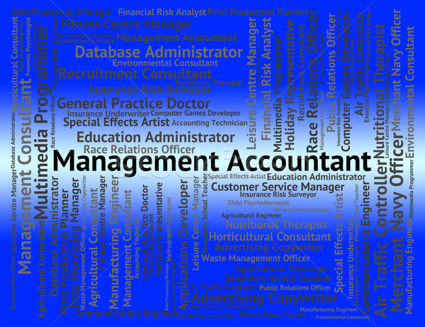 Management Accountant Indicates Balancing The Books And Accounta Stock photo © stuartmiles