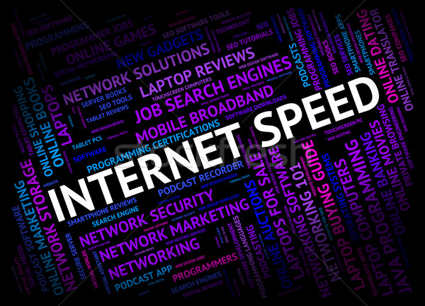 Internet vitesse world wide web rapide site réseau Photo stock © stuartmiles