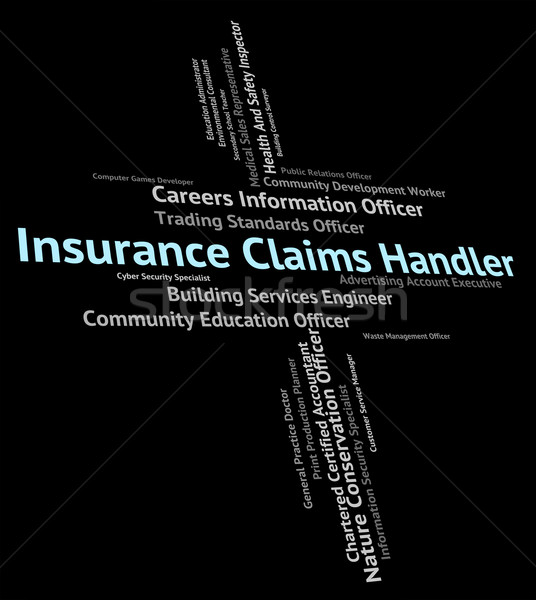 Insurance Claims Handler Represents Insures Claiming And Protect Stock photo © stuartmiles