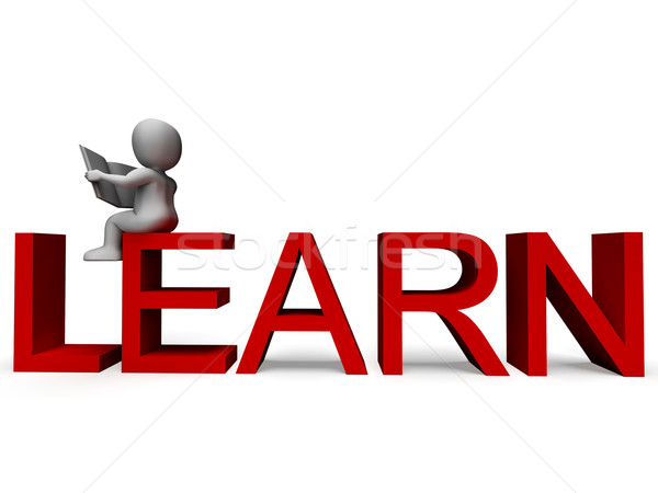 Learn Word Showing Education Or Study Stock photo © stuartmiles