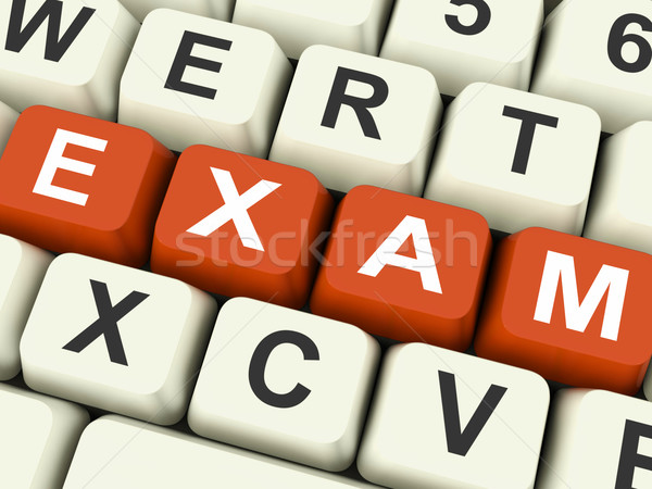 Exam Keys Show Examination Exams Or Test Online Stock photo © stuartmiles