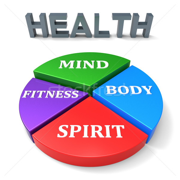 Health Chart Shows Working Out And Athletic Stock photo © stuartmiles