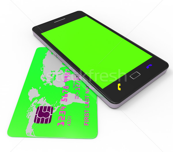 кредитных карт онлайн всемирная паутина купленный сайт торговых Сток-фото © stuartmiles