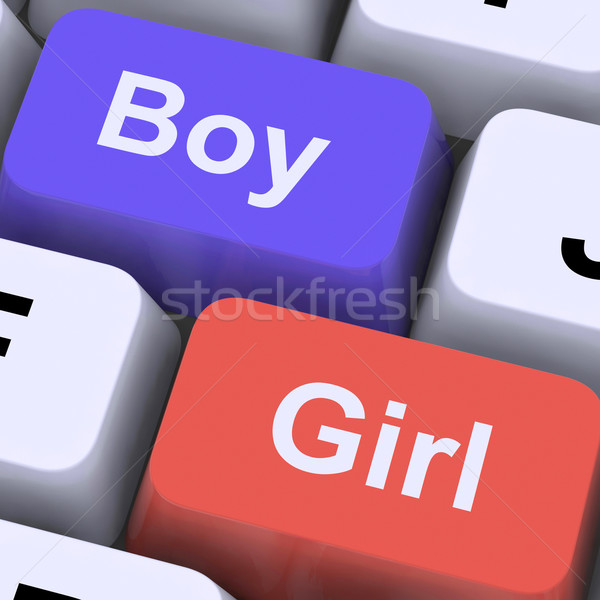 商業照片: 男孩 · 女孩 · 鍵 · 符號 · 嬰兒