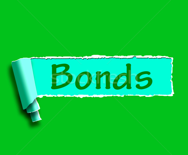 Bonds Word Means Online Business Connections And Networking Stock photo © stuartmiles