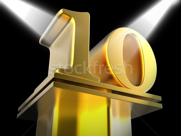Altın on sinema film mükemmellik Stok fotoğraf © stuartmiles