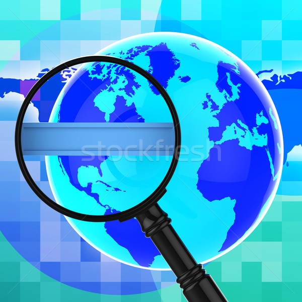 ストックフォト: 検索 · インターネット · ワールド·ワイド·ウェブ · 分析 · 空白 · 世界