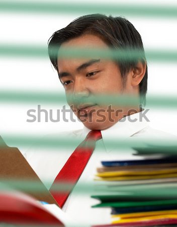 Office Manager Reviewing Reports  Stock photo © stuartmiles