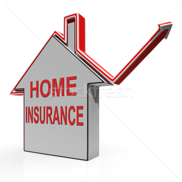 Home Insurance House Shows Protection And Cover Stock photo © stuartmiles