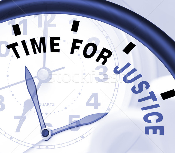 Temps justice un message droit punition [[stock_photo]] © stuartmiles