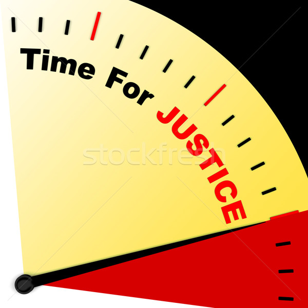 Temps justice un message droit punition [[stock_photo]] © stuartmiles