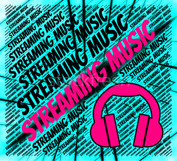 De streaming música soar Áudio seguir baixar Foto stock © stuartmiles