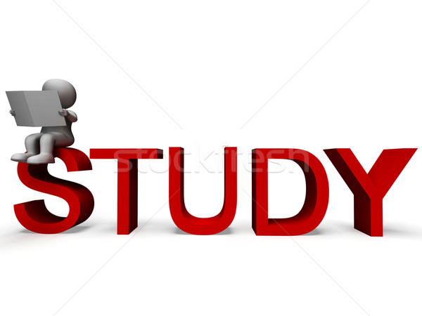 Study Word Shows Education Or Learning Stock photo © stuartmiles