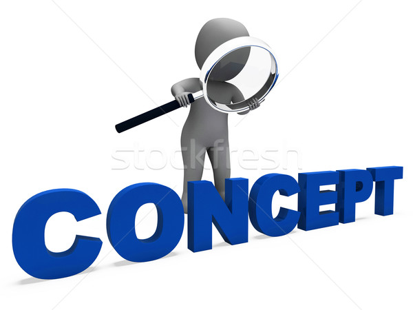 Concepts Character Shows Ideas Concept Or Inventions Stock photo © stuartmiles