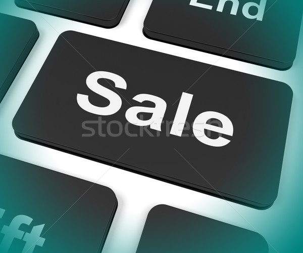 Sales Key Shows Promotions And Deals Stock photo © stuartmiles
