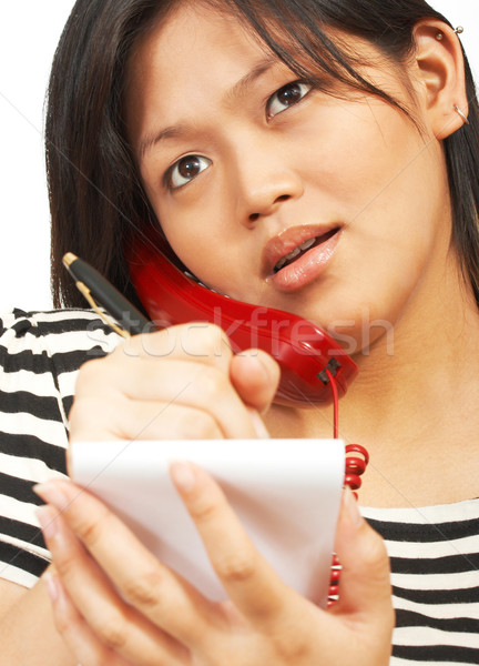 Woman Talking On The Telephone Stock photo © stuartmiles