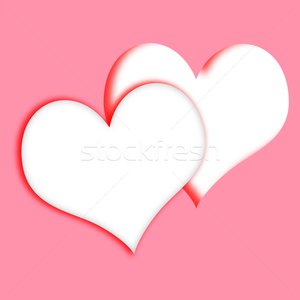 Intertwined Hearts Mean Dating Love And Relationships Stock photo © stuartmiles