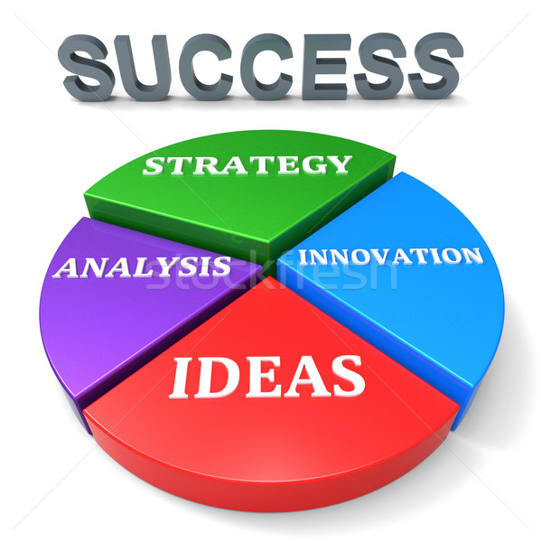 Strategy For Success Represents Winner Prevail And Victor Stock photo © stuartmiles