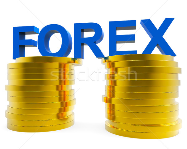 Foreign Exchange Means Forex Trading And Currency Stock photo © stuartmiles