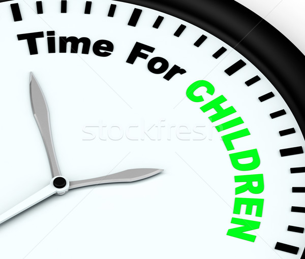 Time For Children Message Meaning Playtime Or Getting Pregnant Stock photo © stuartmiles