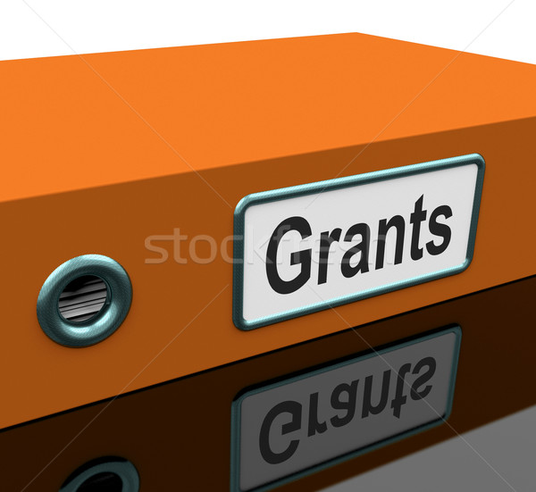 Grants File Contains School Applications Stock photo © stuartmiles