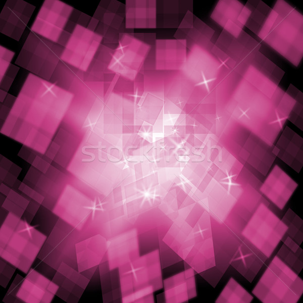 Pink Cubes Background Means Girly Style Or Digital Concept Stock photo © stuartmiles