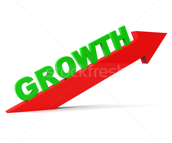 Increase Growth Indicates Rising Advance And Arrow Stock photo © stuartmiles
