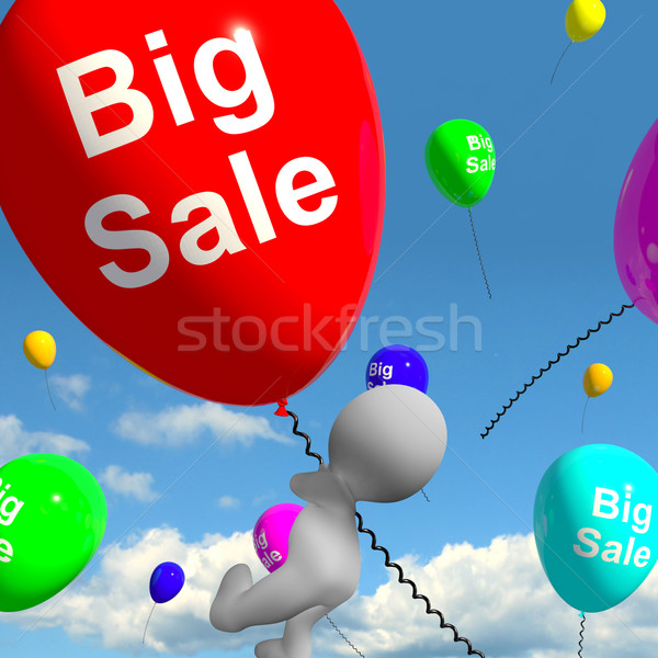 Sale Balloons Showing Promotion And Reductions Online Stock photo © stuartmiles