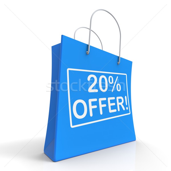 Twenty Percent Off Shows Discount Stock photo © stuartmiles