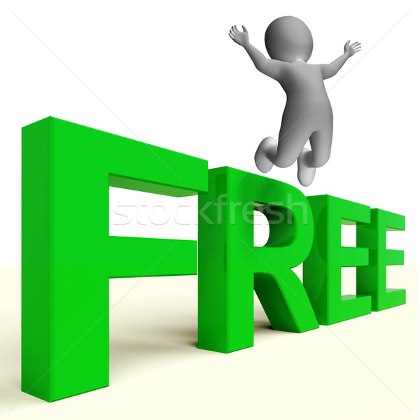 Free Letters Shows Freebie Gratis and Promotion Stock photo © stuartmiles