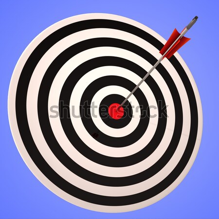 Triple Dart Shows Triumph In Business Stock photo © stuartmiles