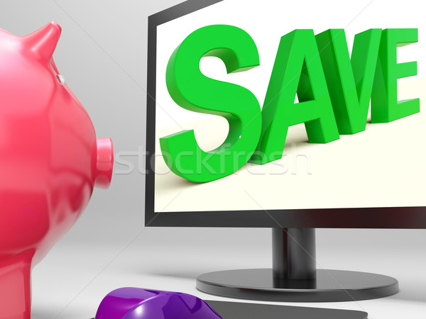 Save Screen Shows Store Discount And Reductions Stock photo © stuartmiles