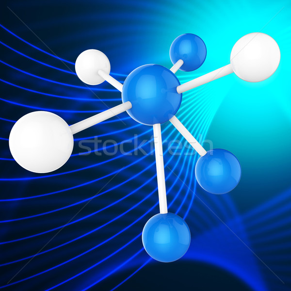 átomo químico ciência cientista significado fórmula Foto stock © stuartmiles